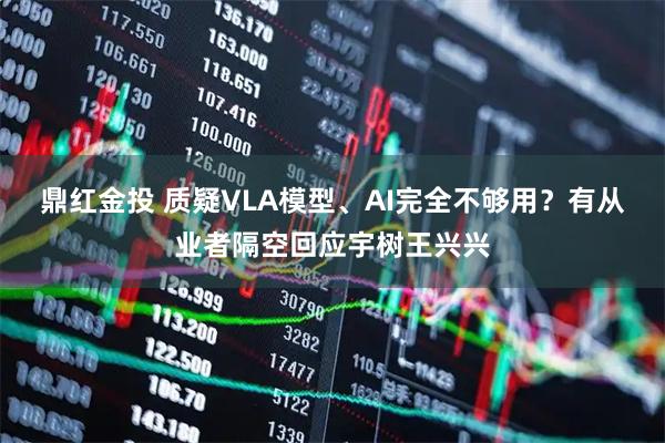 鼎红金投 质疑VLA模型、AI完全不够用?有从业者隔空回应宇树王兴兴