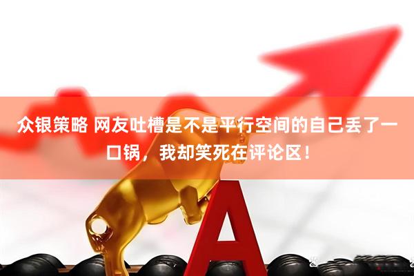 众银策略 网友吐槽是不是平行空间的自己丢了一口锅，我却笑死在评论区！